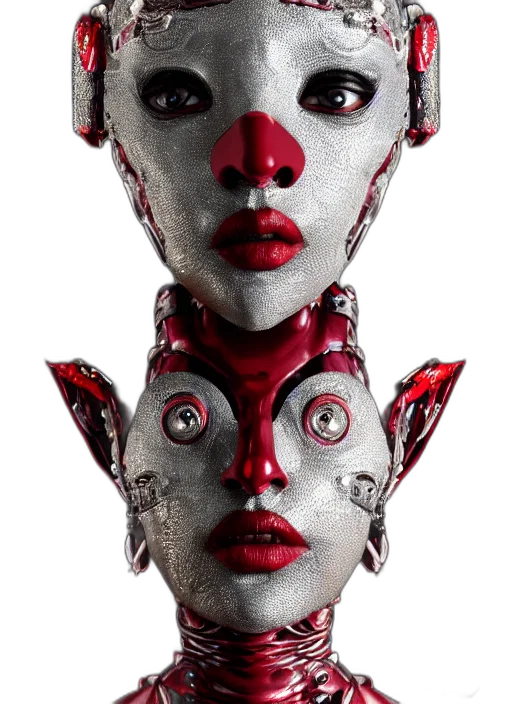 mask, face, robot, creature transparent PNG cut-out