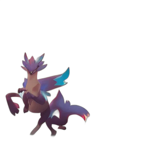 dragon, creature, animal, staff transparent PNG cut-out