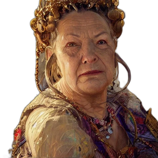 crown, face, staff, jewelry transparent PNG cut-out