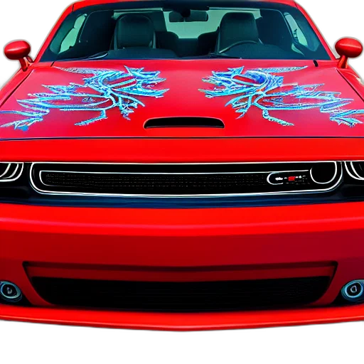 car, photorealistic, cartoon, 3d render transparent PNG cut-out