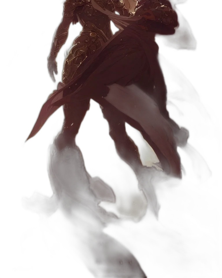 creature, dragon, mask, sword transparent PNG cut-out