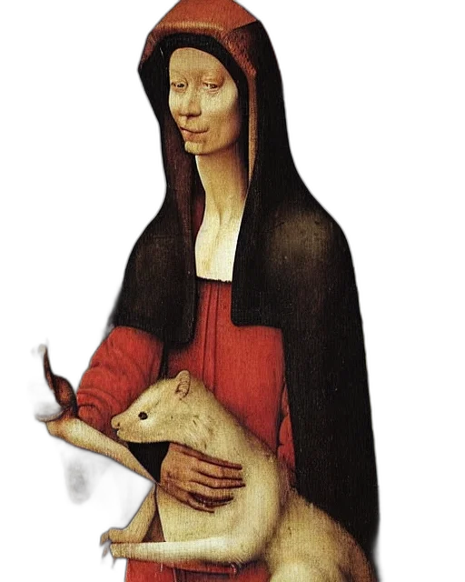 animal, dress, face, staff transparent PNG cut-out