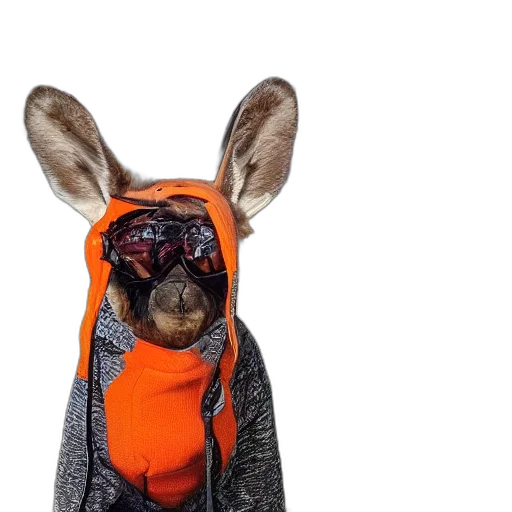 jacket, animal, hat, mask transparent PNG cut-out