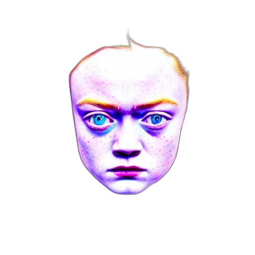 face, mask, robot, creature transparent PNG cut-out