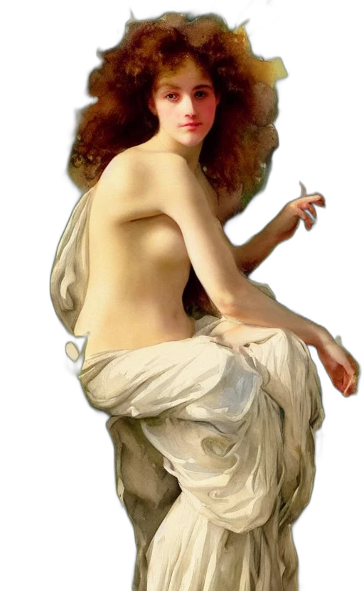 dress, jewelry, face, staff transparent PNG cut-out