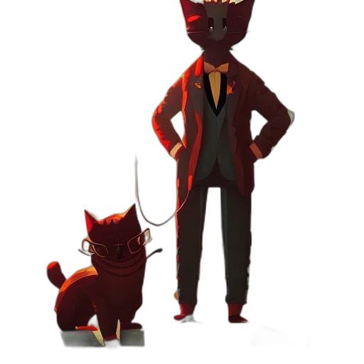staff, animal, jacket, creature transparent PNG cut-out