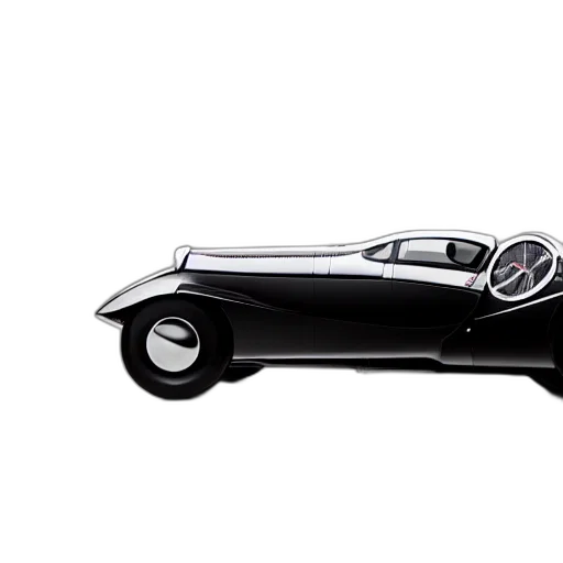 car, 3d render, photorealistic, concept art, retro, futuristic, bugatti, type transparent PNG cut-out