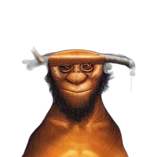 animal, hat, creature, face transparent PNG cut-out
