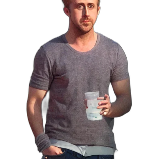 bottle, face, jacket, animal transparent PNG cut-out