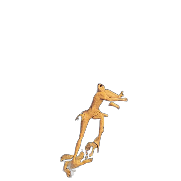 animal, dragon, staff, creature transparent PNG cut-out