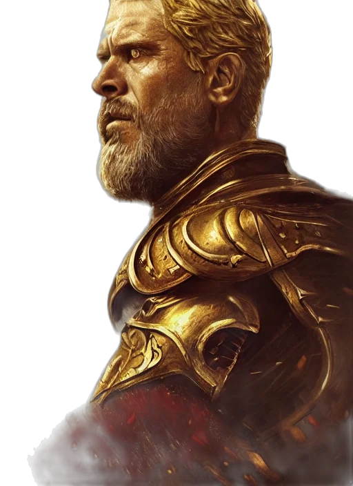face, sword, crown, staff transparent PNG cut-out
