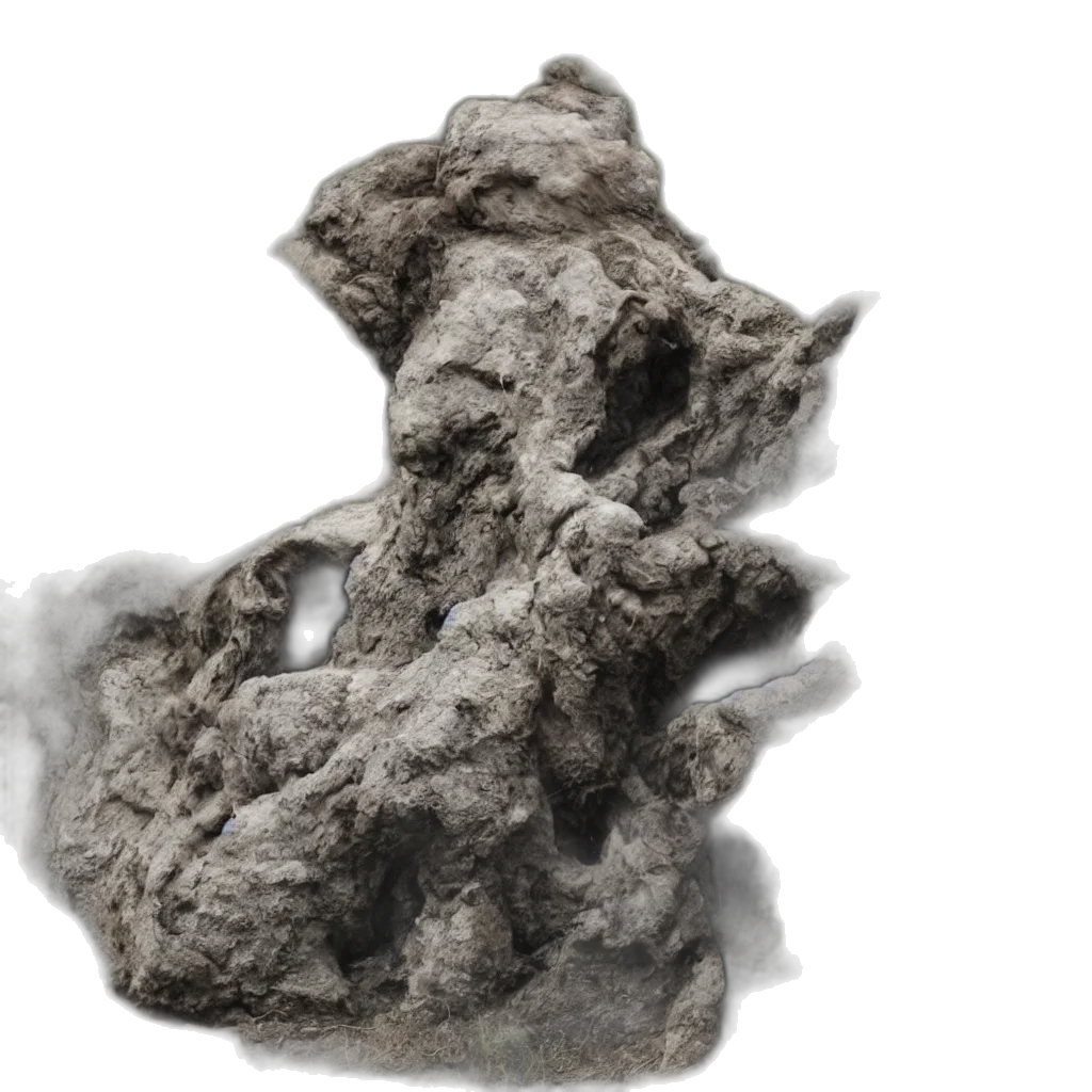 dragon, face, hair, crown, 3d render, photorealistic, concept art, fog transparent PNG cut-out