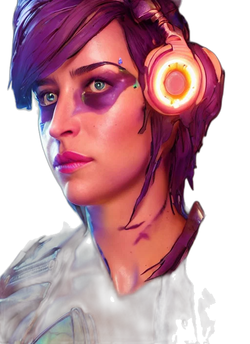 face, robot, cyberpunk, concept art transparent PNG cut-out