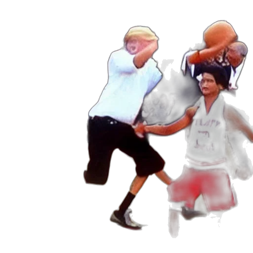 concept art, pixel art, photorealistic, 3d render, donald, trump, getting, hit transparent PNG cut-out