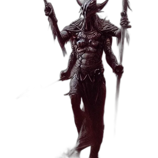staff, sword, creature, dragon transparent PNG cut-out