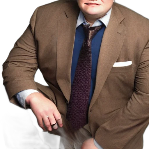 jacket, staff, face, photorealistic transparent PNG cut-out