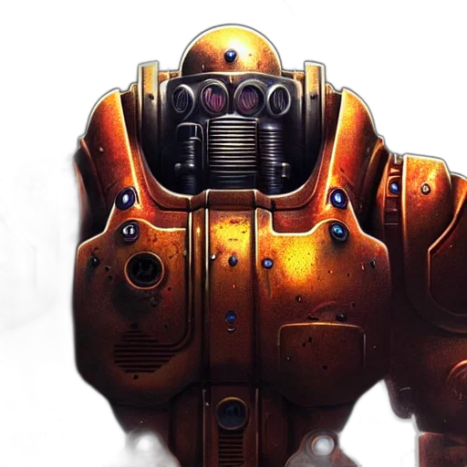robot, weapon, concept art, 3d render, photorealistic, perfectly, centered, looking transparent PNG cut-out