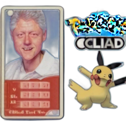 creature, weapon, pokemon, card, bill, clinton transparent PNG cut-out