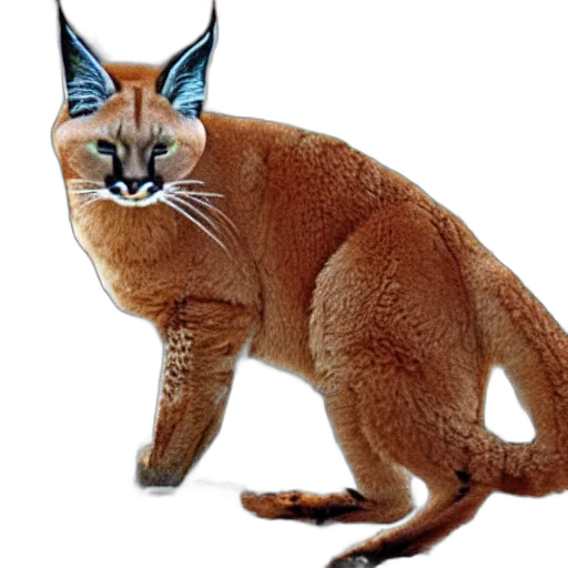 animal, creature, staff, photorealistic transparent PNG cut-out