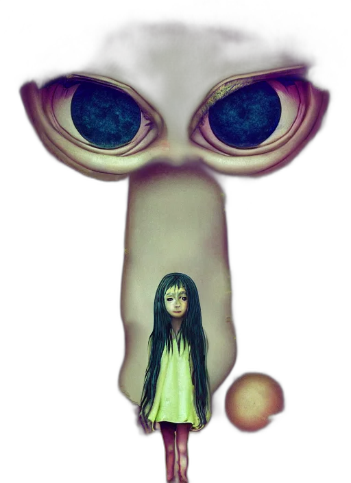 creature, robot, mask, face transparent PNG cut-out