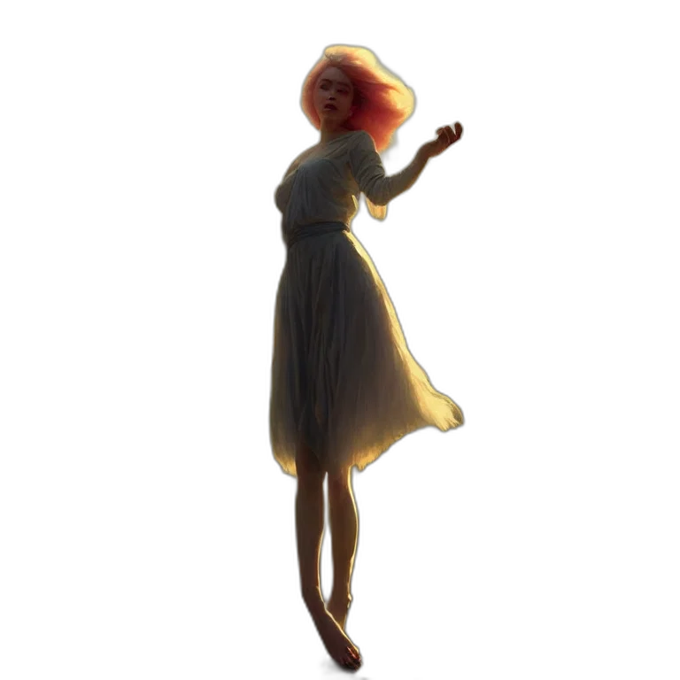 dress, staff, robot, crown transparent PNG cut-out