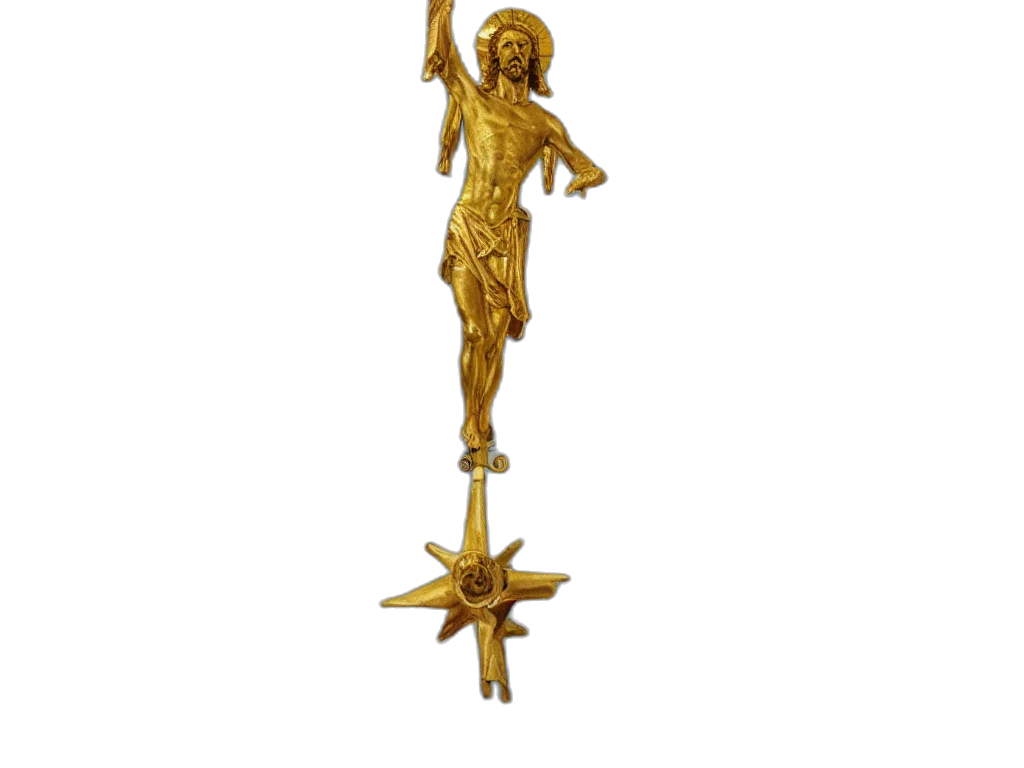 staff, sword, jewelry, weapon, 3d render, golden, watercolor, painting transparent PNG cut-out