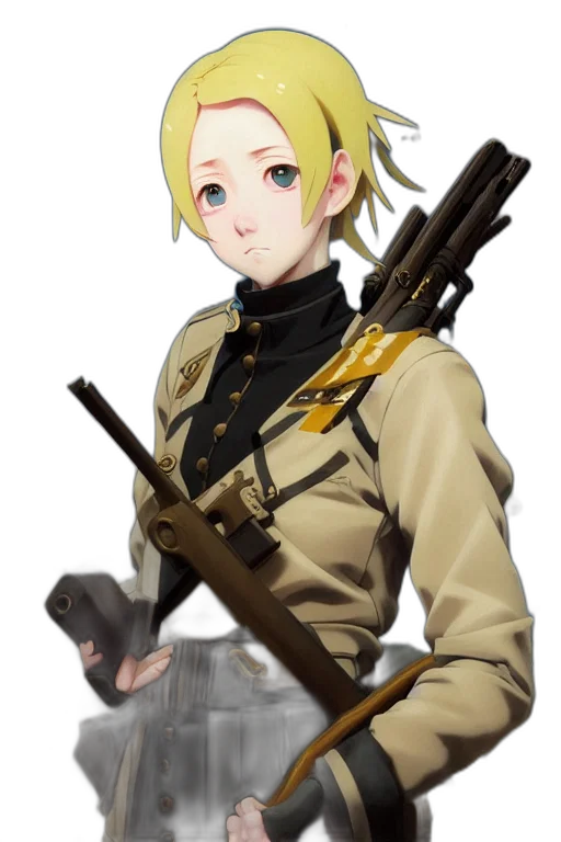 staff, weapon, sword, jacket, anime, concept art, pixel art, fantasy art transparent PNG cut-out