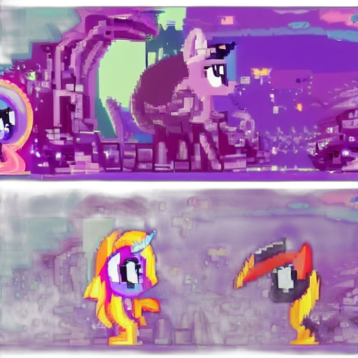 pixel art, concept art, vaporwave, 3d render transparent PNG cut-out