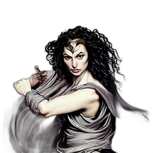 comic book art, fantasy art, concept art, photorealistic transparent PNG cut-out