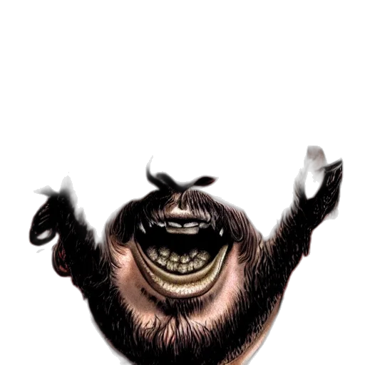 face, creature, mask, animal, concept art, photorealistic, watercolor, cartoon transparent PNG cut-out