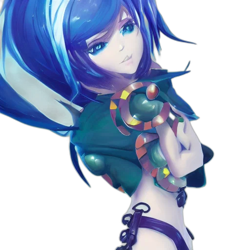robot, jewelry, staff, dress, fantasy art, concept art, anime, pixel art transparent PNG cut-out