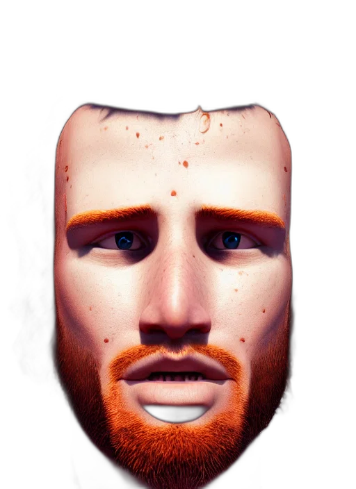 face, mask, robot, hair transparent PNG cut-out