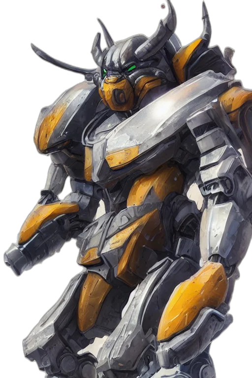 robot, weapon, concept art, fantasy art transparent PNG cut-out