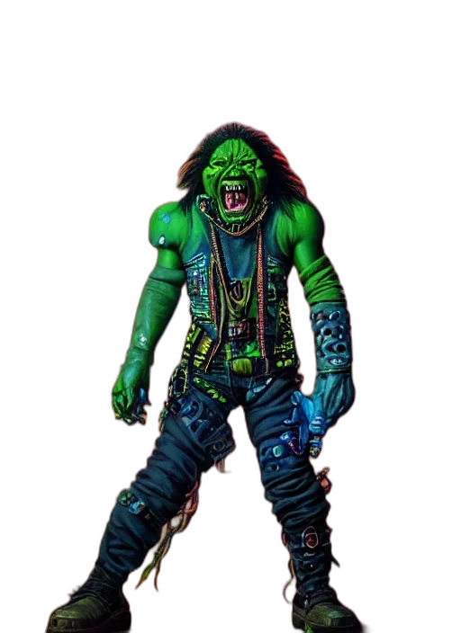 creature, staff, concept art, comic book art transparent PNG cut-out