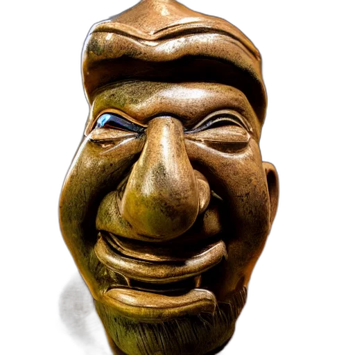 mask, face, staff, creature transparent PNG cut-out