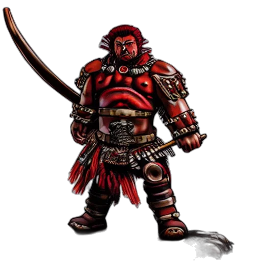 staff, sword, concept art, fantasy art, pixel art, 3d render, red, bulky transparent PNG cut-out