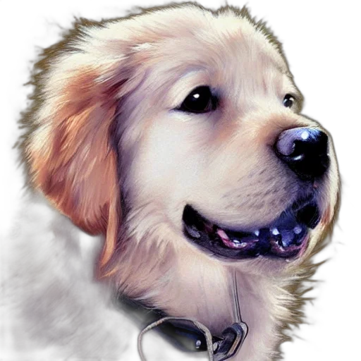 animal, staff, face, photorealistic transparent PNG cut-out