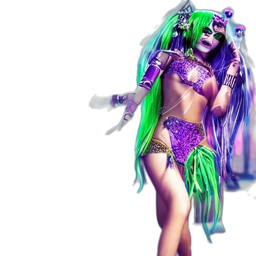 fantasy art, 3d render, concept art, vaporwave transparent PNG cut-out