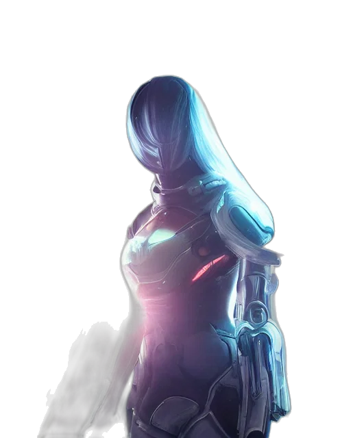 robot, dress, sword, weapon transparent PNG cut-out
