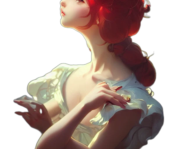 dress, crown, face, mask, fantasy art, photorealistic, concept art, 3d render transparent PNG cut-out