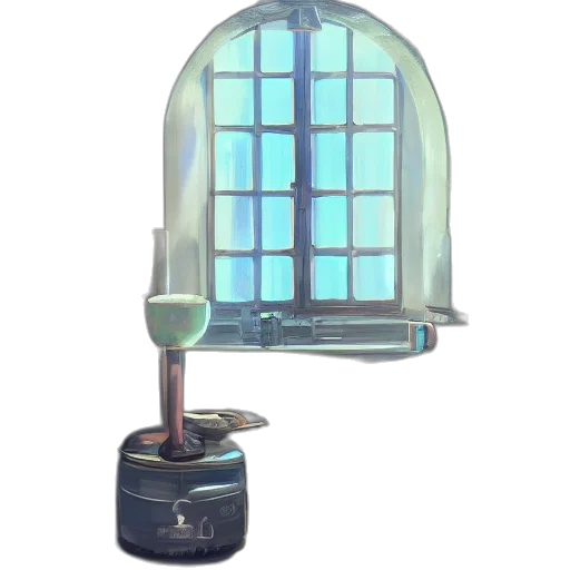 furniture, bottle, umbrella, robot transparent PNG cut-out