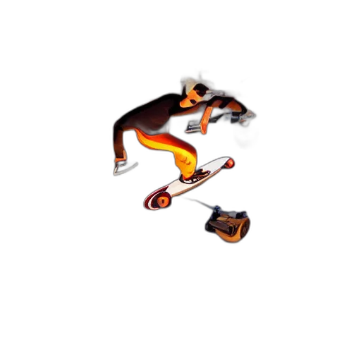 animal, staff, weapon, creature, pixel art, concept art, 3d render, tony transparent PNG cut-out
