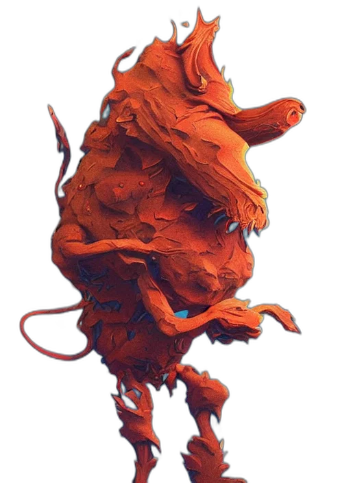 dragon, mask, creature, face transparent PNG cut-out