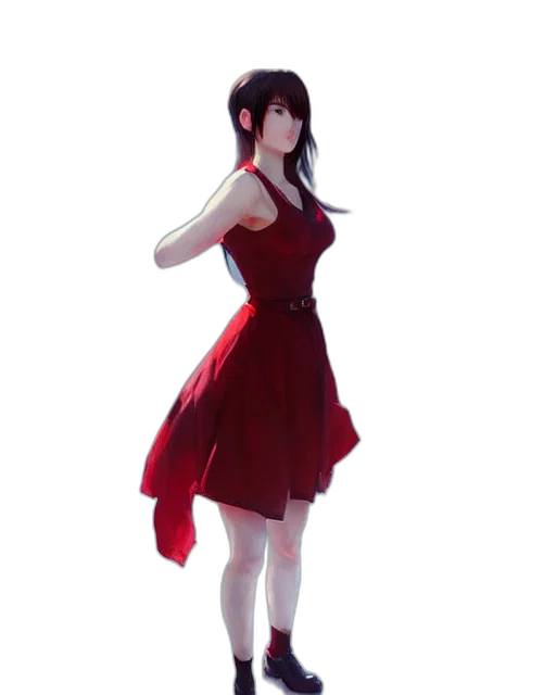dress, 3d render, concept art, photorealistic transparent PNG cut-out