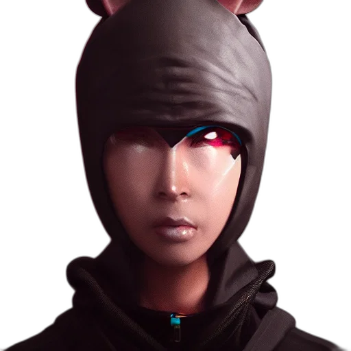 mask, face, jacket, hat transparent PNG cut-out