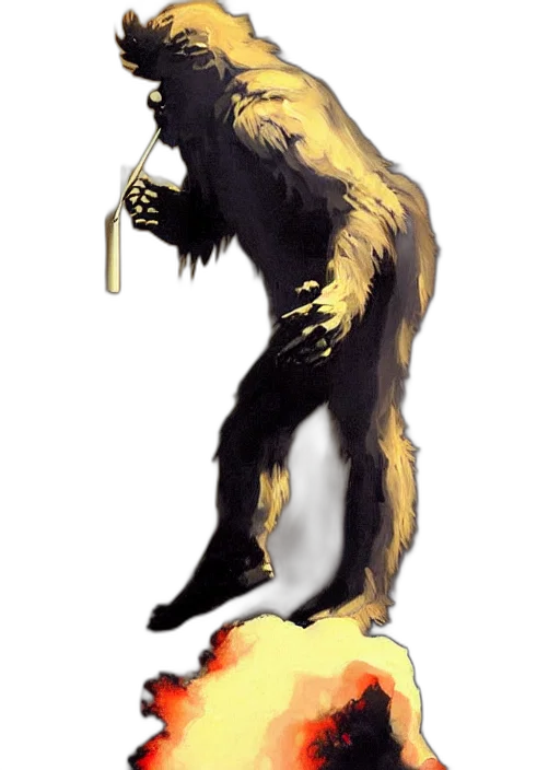 animal, creature, staff, concept art transparent PNG cut-out