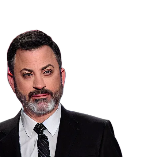 face, jacket, demonic, creature, guest, jimmy, kimmel, live transparent PNG cut-out