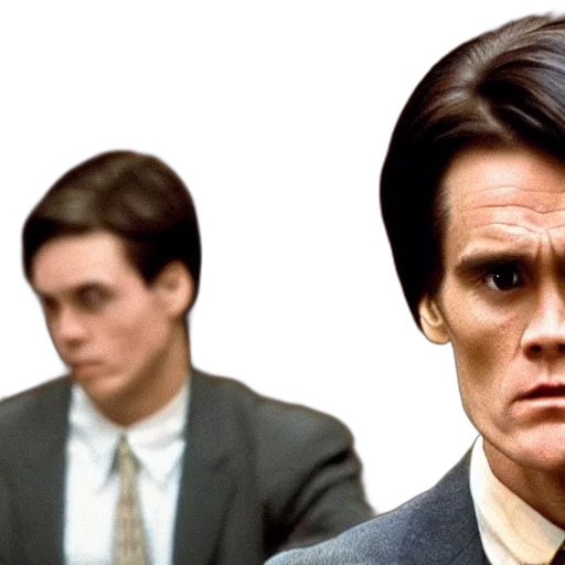 hair, face, photorealistic, cinematic, shot, young, jim, carrey transparent PNG cut-out