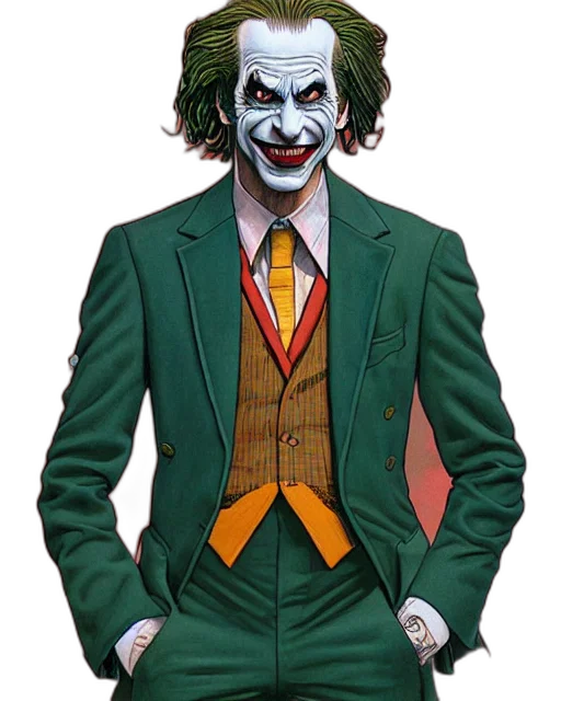 face, mask, jacket, comic book art, concept art, photorealistic, cartoon, green transparent PNG cut-out