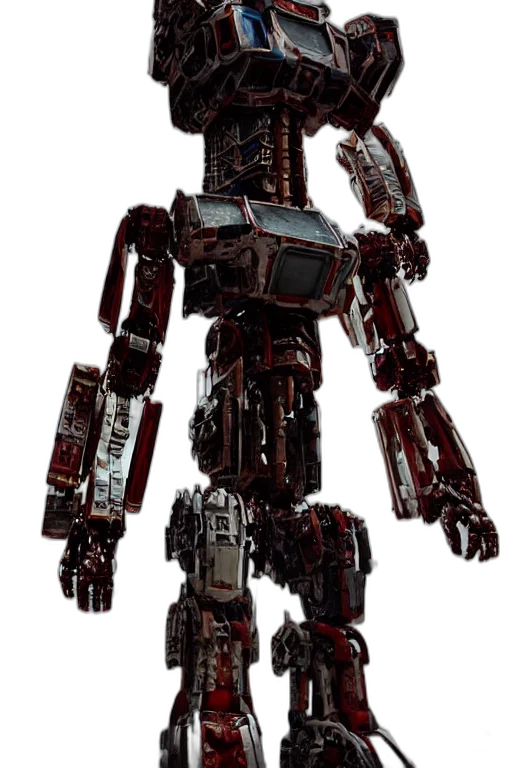 robot, weapon, staff, concept art, 3d render, pixel art, futurecore, fractal transparent PNG cut-out